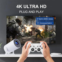 Proyector 2 en 1 con videojuegos